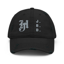Load image into Gallery viewer, JH J.B.D. Distressed Dad Hat

