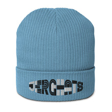 Load image into Gallery viewer, Jerghats B&amp;W Organic ribbed beanie
