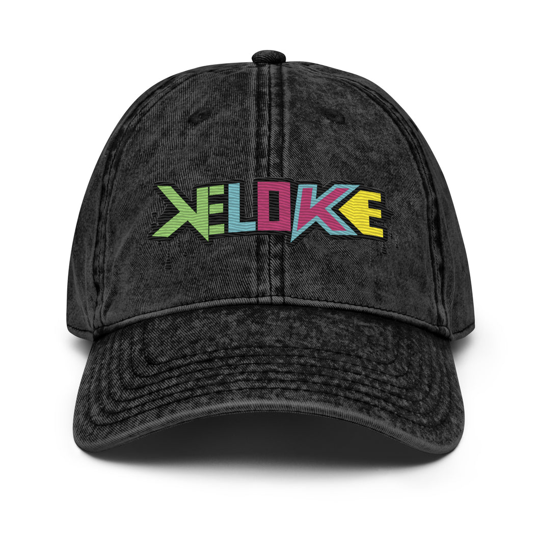 Keloke Vintage Cotton Twill Cap