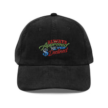 Load image into Gallery viewer, always approved Vintage corduroy cap
