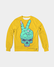 Load image into Gallery viewer, Skull Hand Peace Classic French Terry Crewneck Pullover
