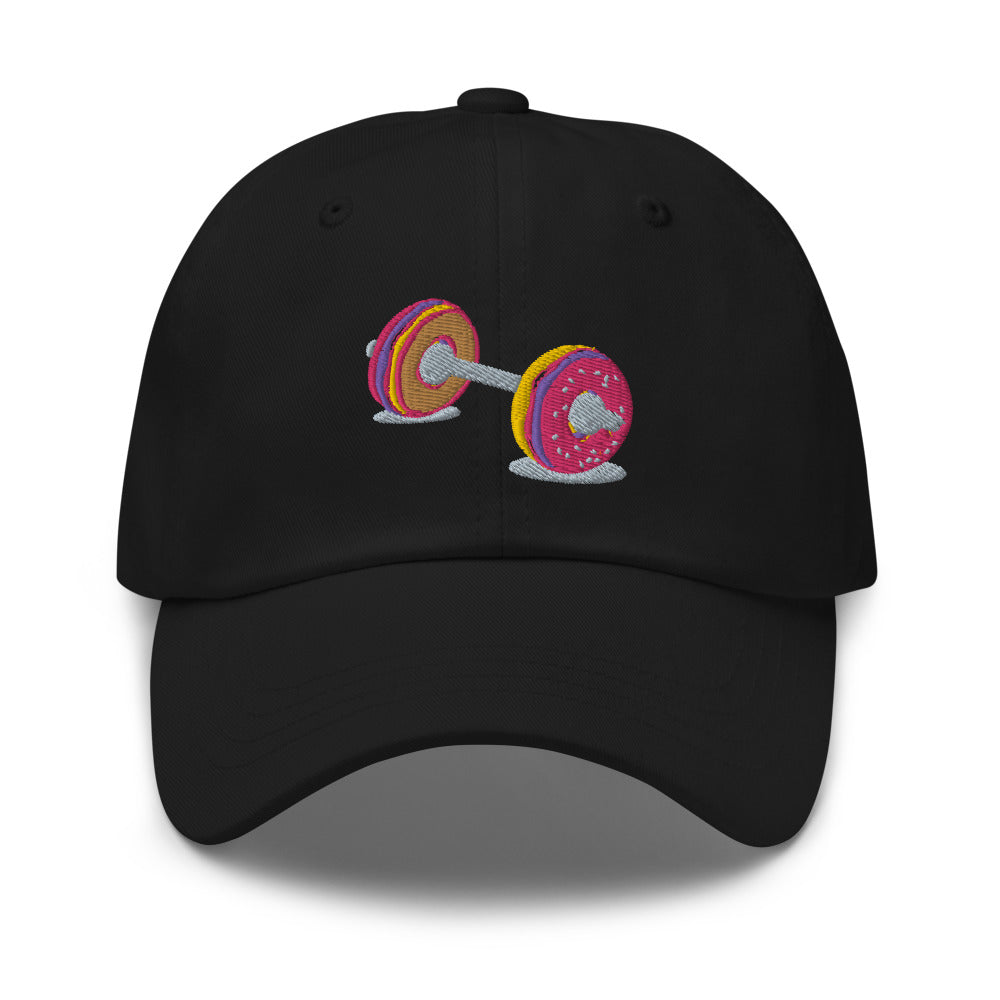 Donut Barbell Dad hat