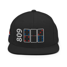 Load image into Gallery viewer, 809 DR Dominoes Trad. Colored Snapback Hat
