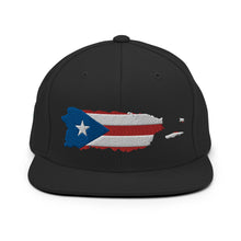 Load image into Gallery viewer, Puerto Rico Flag Snapback Hat
