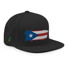 Load image into Gallery viewer, Puerto Rico Flag Snapback Hat
