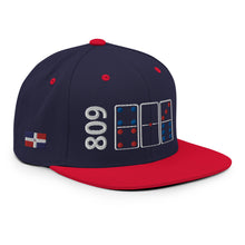 Load image into Gallery viewer, 809 DR Dominoes Trad. Colored Snapback Hat
