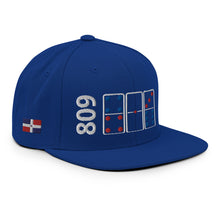 Load image into Gallery viewer, 809 DR Dominoes Trad. Colored Snapback Hat
