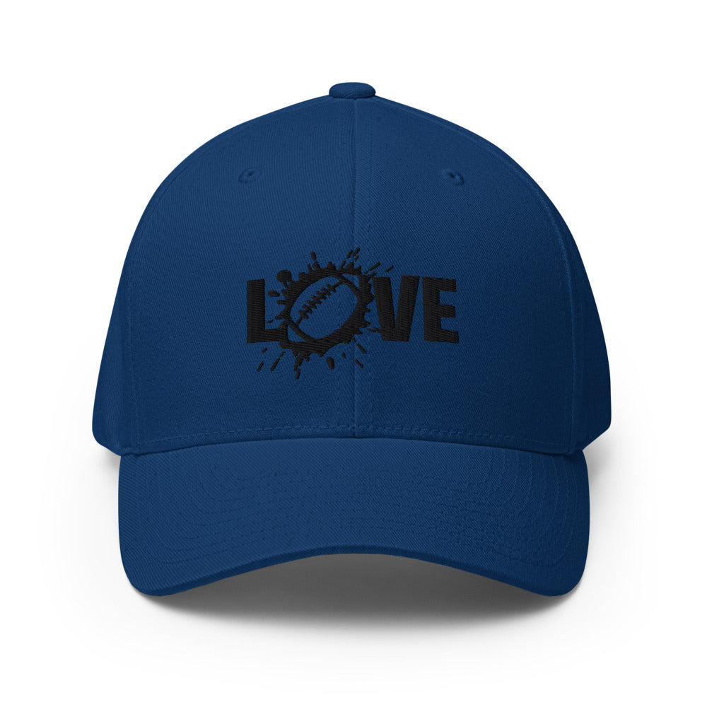 Love Football Structured Twill Cap, Flexfit