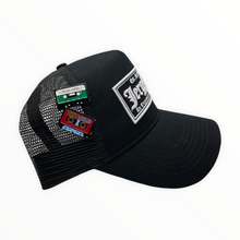 Load image into Gallery viewer, Jerghats Square Trucker Hat w/pins
