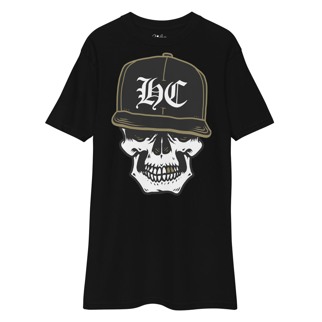 Skull Hat Men’s premium heavyweight tee