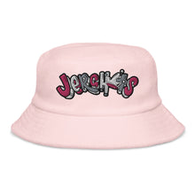 Load image into Gallery viewer, Jerghats Graffitied Unstructured terry cloth bucket hat
